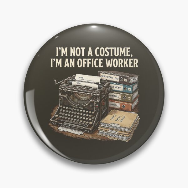 Item preview, The Bureaucrat | Vintage Typewriter Office Worker designed and sold by HexOne.