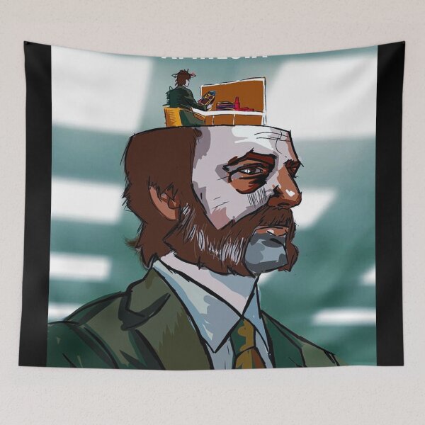 Item preview, Harrier Du Bois Severance Parody – Disco Elysium Art designed and sold by · GAMING SOUL ·.