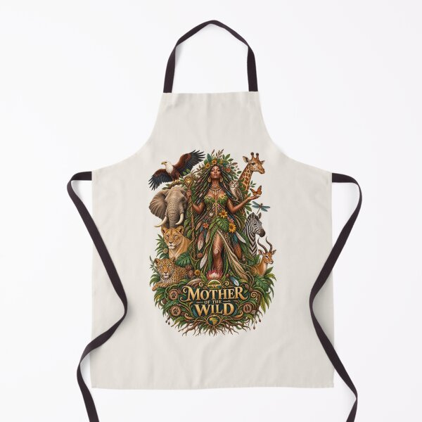 Item preview, Mother of the Wild | Wildlife Goddess Art | Sacred Nature Illustration designed and sold by 'VARI'.