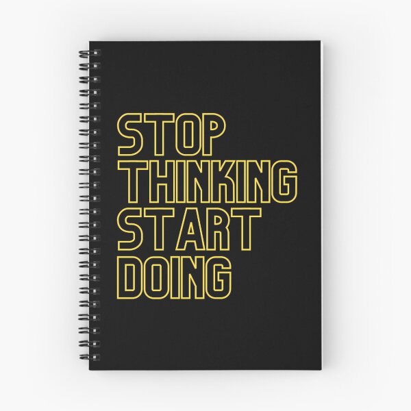 Item preview, Stop Thinking Start Doing - Yellow designed and sold by italiad-oll.