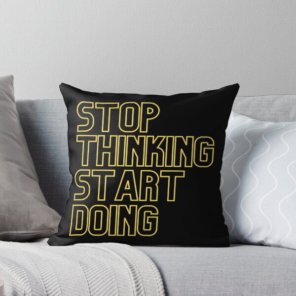 Item preview, Stop Thinking Start Doing - Yellow designed and sold by italiad-oll.