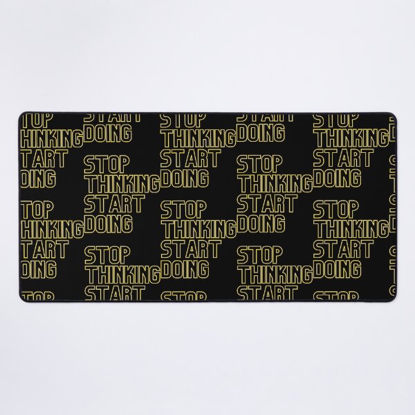 Item preview, Stop Thinking Start Doing - Yellow designed and sold by italiad-oll.