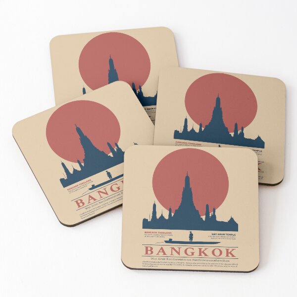 Item preview, Wat Arun Temple Bangkok Thailand designed and sold by KewaleeTee.