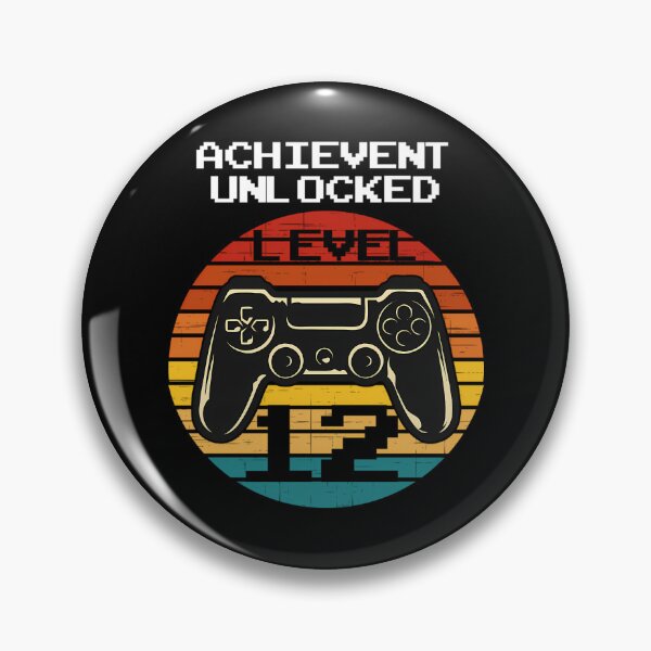 Item preview, Birthday Achievement Unlocked Level Up Gamer designed and sold by amm-yWescott.