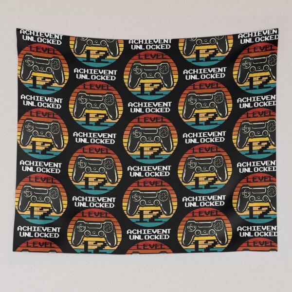 Item preview, Birthday Achievement Unlocked Level Up Gamer designed and sold by amm-yWescott.