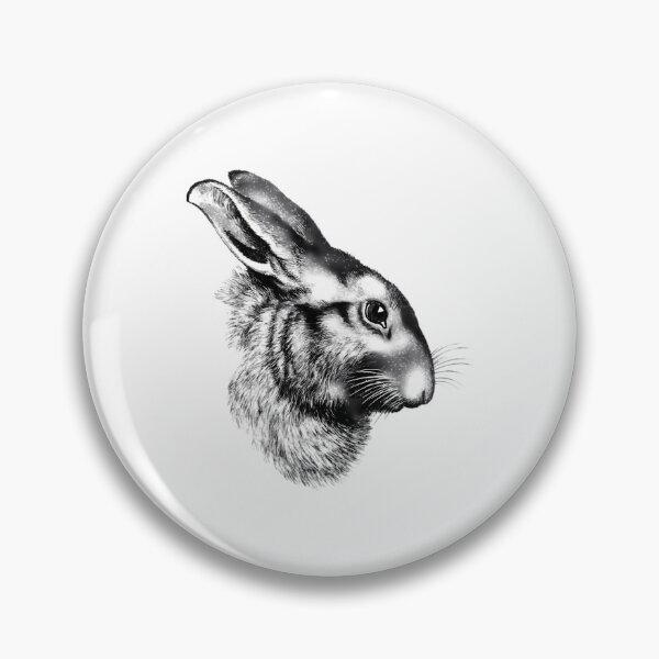 Item preview, Bunny T-Shirtrabbit Bunny Hare Cute Realistic Drawing Wildlife Animal designed and sold by essicaundbe-rg.
