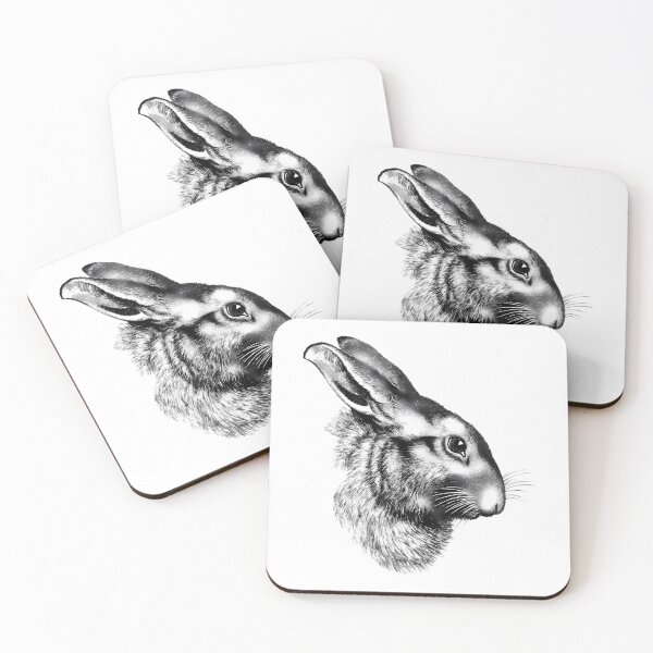 Item preview, Bunny T-Shirtrabbit Bunny Hare Cute Realistic Drawing Wildlife Animal designed and sold by essicaundbe-rg.