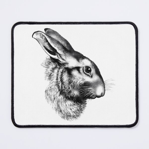 Item preview, Bunny T-Shirtrabbit Bunny Hare Cute Realistic Drawing Wildlife Animal designed and sold by essicaundbe-rg.