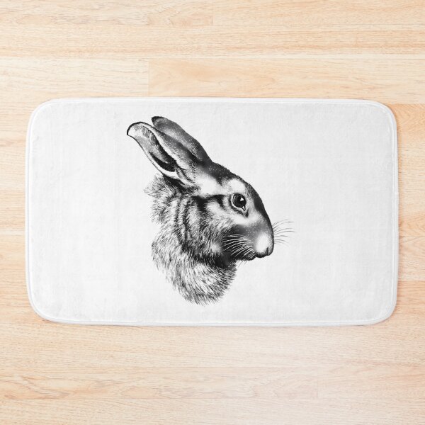 Item preview, Bunny T-Shirtrabbit Bunny Hare Cute Realistic Drawing Wildlife Animal designed and sold by essicaundbe-rg.