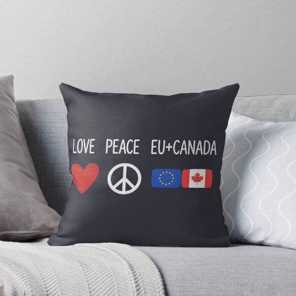 Item preview, Love Peace EU Canada  designed and sold by HowToCanadian.