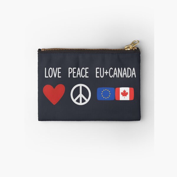 Item preview, Love Peace EU Canada  designed and sold by HowToCanadian.