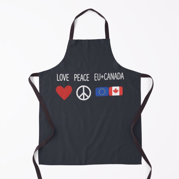 Item preview, Love Peace EU Canada designed and sold by HowToCanadian.