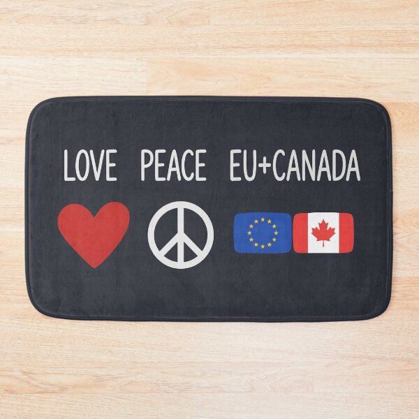 Item preview, Love Peace EU Canada  designed and sold by HowToCanadian.