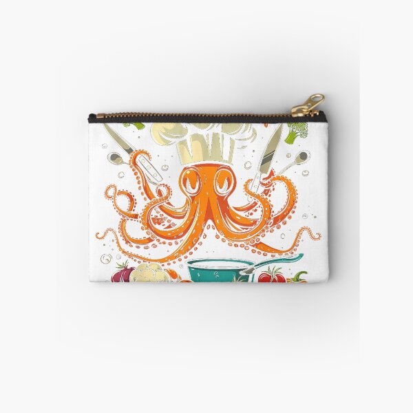Aperçu de l'œuvre Koch Octopus Octopus Funny Cooking Sous Chef Cook T-Shirt créée et vendue par Othinus.