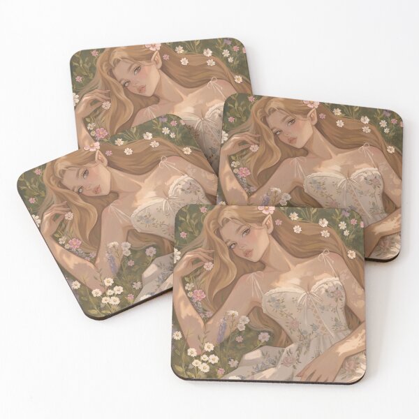 Item preview, Elain Archeron Wildflower Portrait designed and sold by karinamoroz.