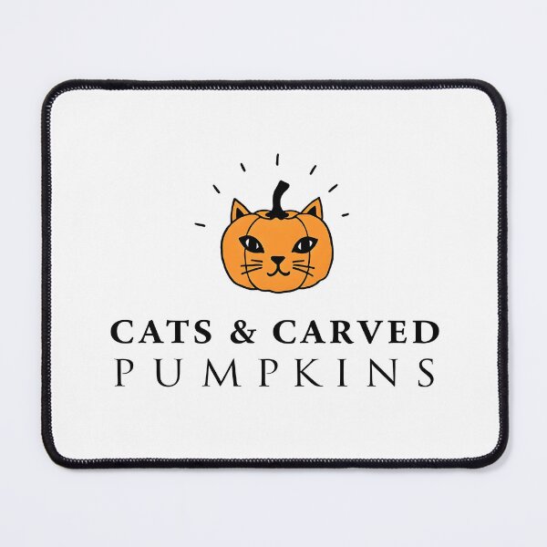 Item preview, cat & carved cute cat pumpkin haloween designed and sold by Panya-Design.