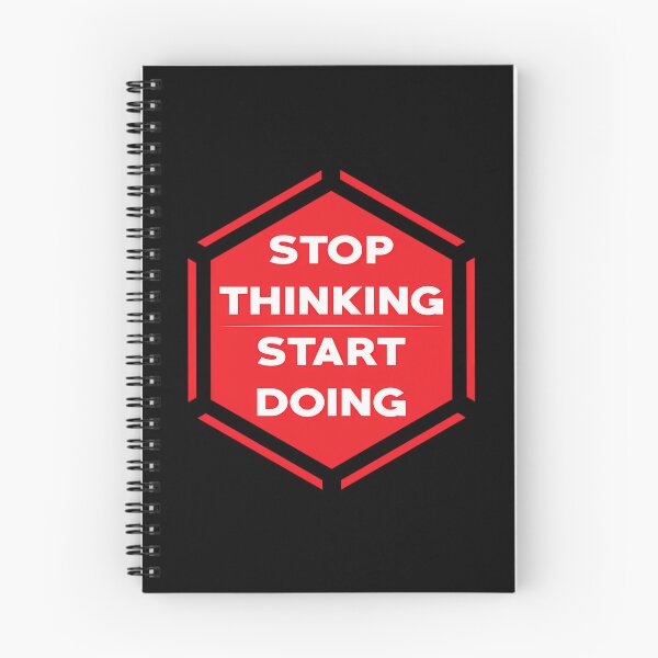 Item preview, Stop Thinking Start Doing  designed and sold by italiad-oll.
