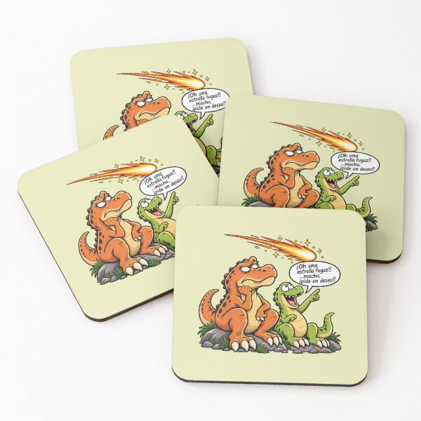 Item preview, dinosaurs and shooting star designed and sold by alRzMan.