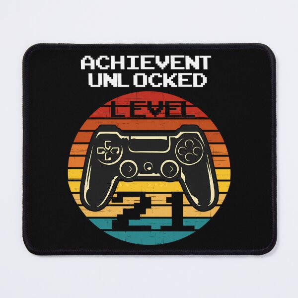 Item preview, Birthday Achievement Unlocked Level Up Gamer designed and sold by amm-yWescott.