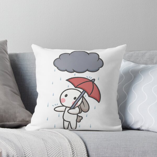Artikelvorschau, Hasen-T-Shirt, Regentag, Doodle-Hasen entworfen und verkauft von essicaundbe-rg.
