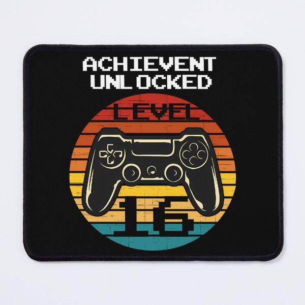 Item preview, Birthday Achievement Unlocked Level Up Gamer designed and sold by amm-yWescott.