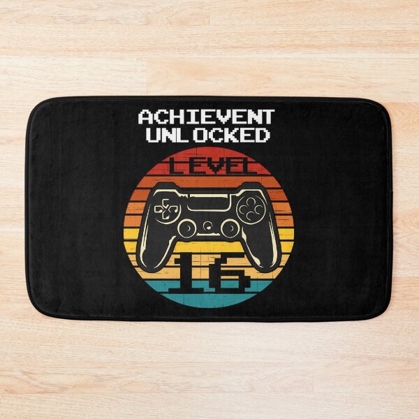 Item preview, Birthday Achievement Unlocked Level Up Gamer designed and sold by amm-yWescott.