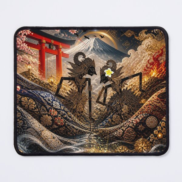 Artikelvorschau, Golden Wayang und Fantasy Torii Gate Sakura Dream entworfen und verkauft von ChotipahArt.