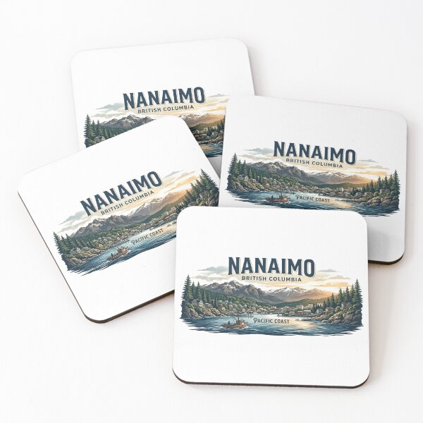 Item preview, Nanaimo British Columbia Coastal Travel T-Shirt | Pacific Northwest Art designed and sold by Mathias Yakubu Design.