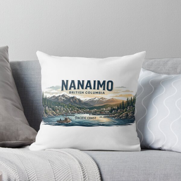 Item preview, Nanaimo British Columbia Coastal Travel T-Shirt | Pacific Northwest Art designed and sold by Mathias Yakubu Design.