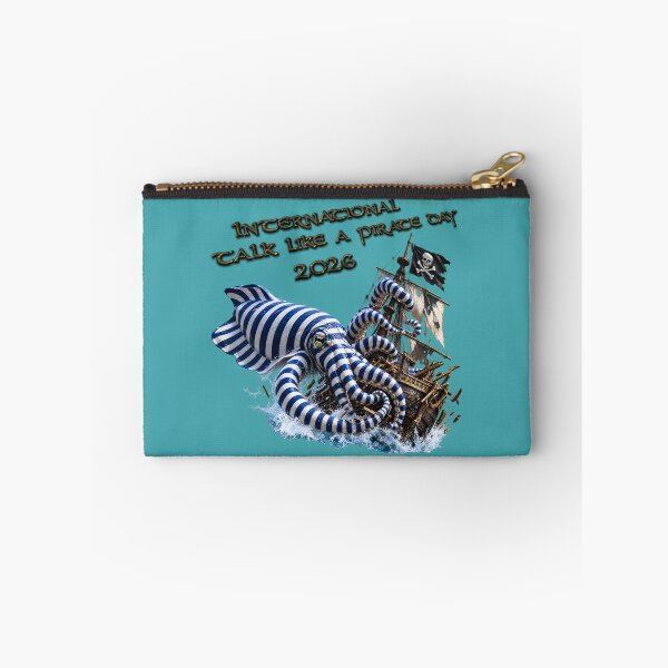 Item preview, Hidden Cuttlefish Nautical Stripe Pirate Ship designed and sold by zenjiinspired.