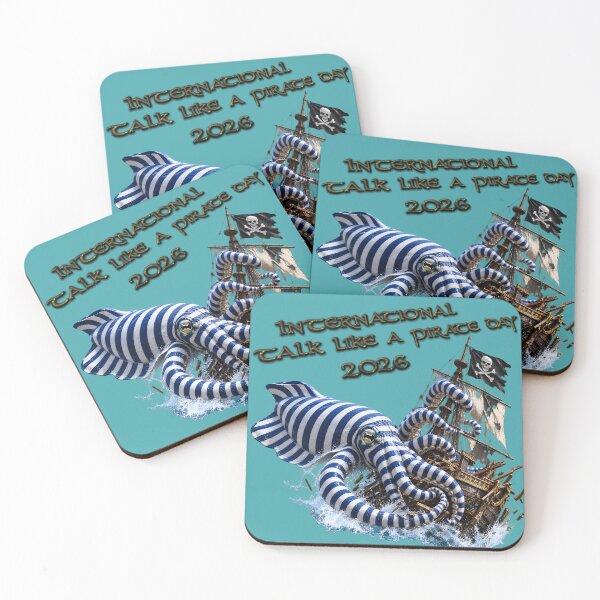 Item preview, Hidden Cuttlefish Nautical Stripe Pirate Ship designed and sold by zenjiinspired.