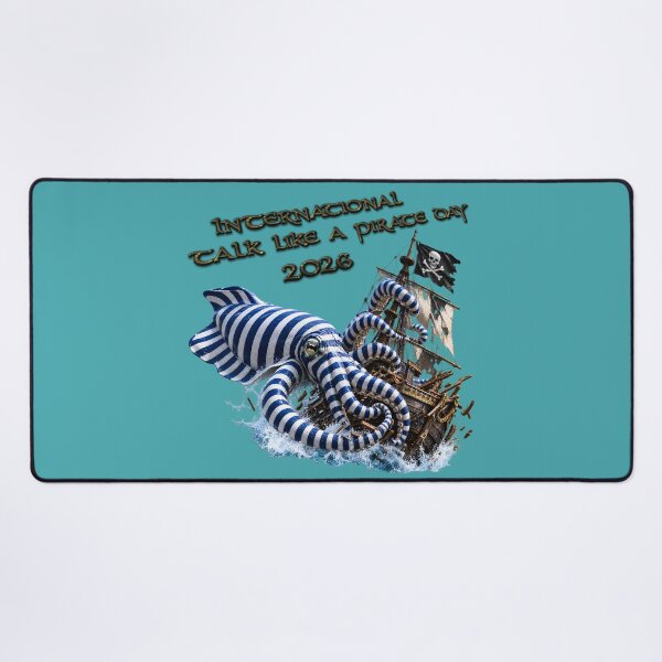 Item preview, Hidden Cuttlefish Nautical Stripe Pirate Ship designed and sold by zenjiinspired.