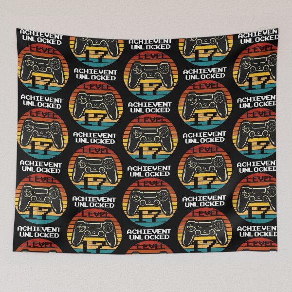 Item preview, Birthday Achievement Unlocked Level Up Gamer designed and sold by amm-yWescott.