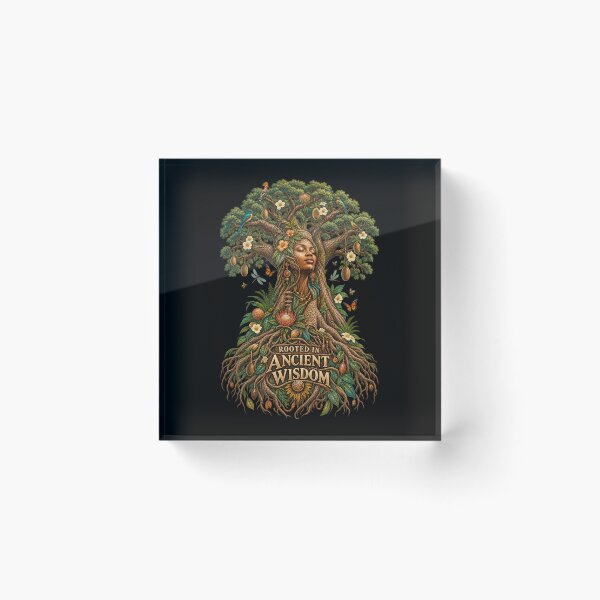 Item preview, Rooted in Ancient Wisdom | Sacred Baobab Tree | Mother Nature Art designed and sold by 'VARI'.