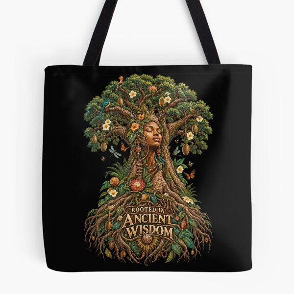 Item preview, Rooted in Ancient Wisdom | Sacred Baobab Tree | Mother Nature Art designed and sold by 'VARI'.