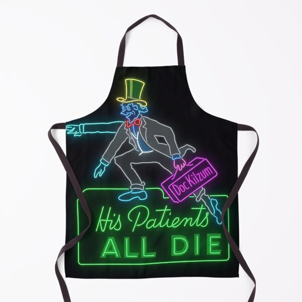 Item preview, "Vintage Retro Neon Mad Doctor Sign" designed and sold by The Ravens Ballad.