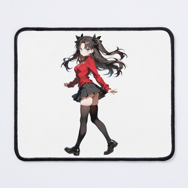 Item preview, Tohsaka Rin Sticker | Fate Series Red Turtleneck Anime Decal designed and sold by RGB-crayon.