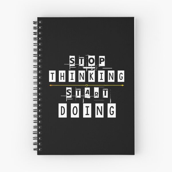Item preview, Stop Thinking Start Doing designed and sold by italiad-oll.