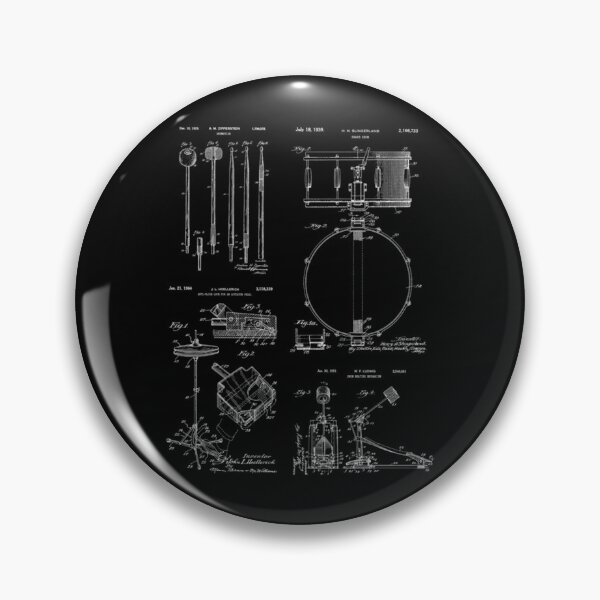 Item preview, Drummer Gift Patent Print Drum Set designed and sold by Defey.