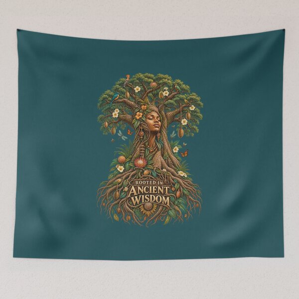 Item preview, Rooted in Ancient Wisdom | Sacred Baobab Tree | Mother Nature Art designed and sold by 'VARI'.