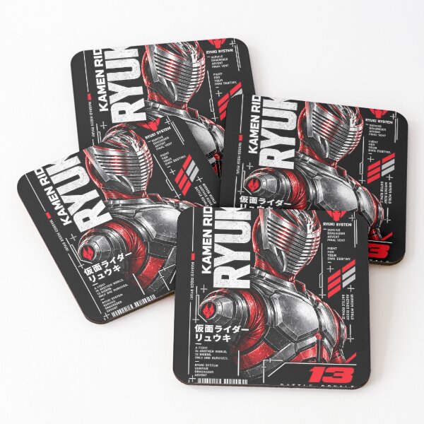 Item preview, Kamen Rider Ryuki Inspired Japanese Tokusatsu Hero Design designed and sold by shincustomid.