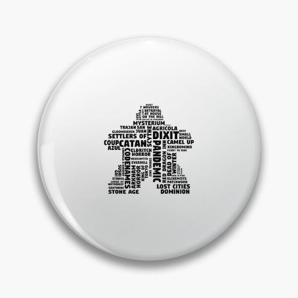 Item preview, Board Game Word Cloud Token Outline Hobby Merch designed and sold by OsbornRowe.