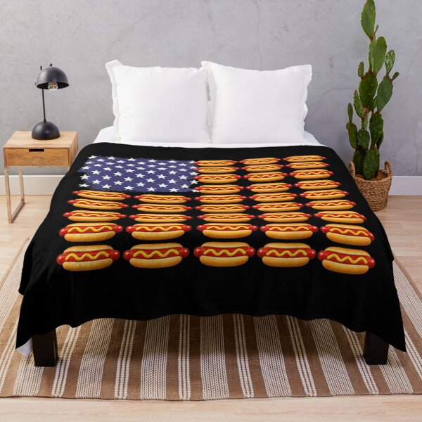 Item preview, Funny Hot Dog American Flag Food Humor Patriotic Summer  designed and sold by NguboNorento.