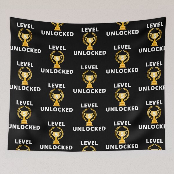 Item preview, Level 5 Unlocked - Gamer Birthday Gift designed and sold by amm-yWescott.