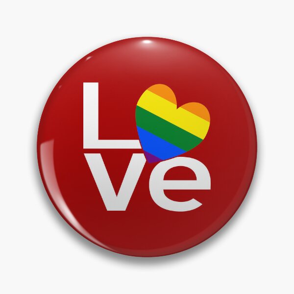 Item preview, LGBTQ Gay Pride LOVE Rainbow Flag Design designed and sold by AuntieShoe.