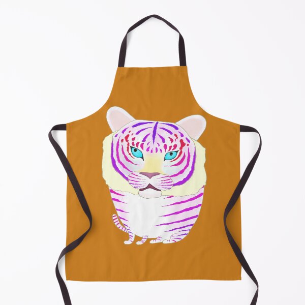 Item preview, Chubby White Tiger designed and sold by TamaAnimalArt.
