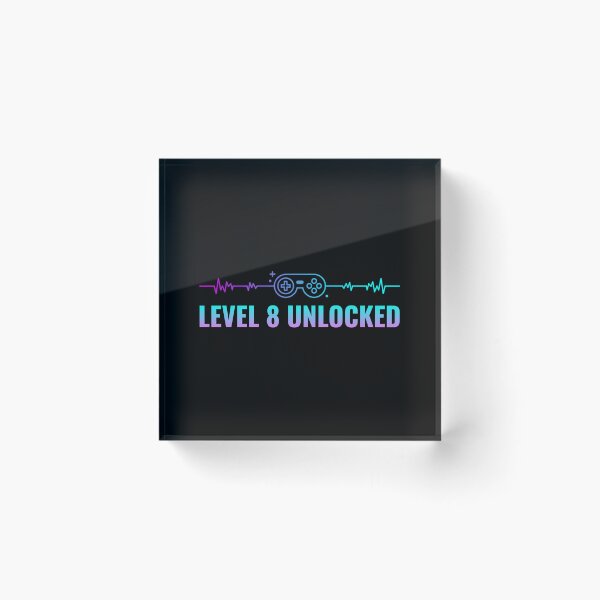 Item preview, Level 8 Unlocked 8Th Birthday designed and sold by amm-yWescott.