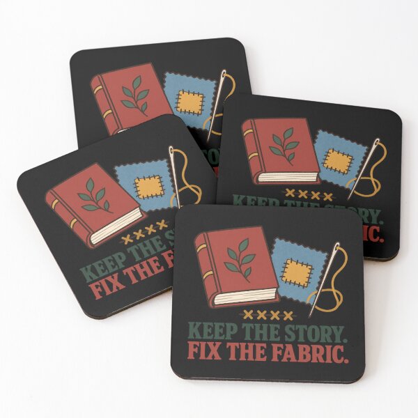 Item preview, Keep The Story Fix The Fabric Visible Mending designed and sold by DreamLayerStudio.