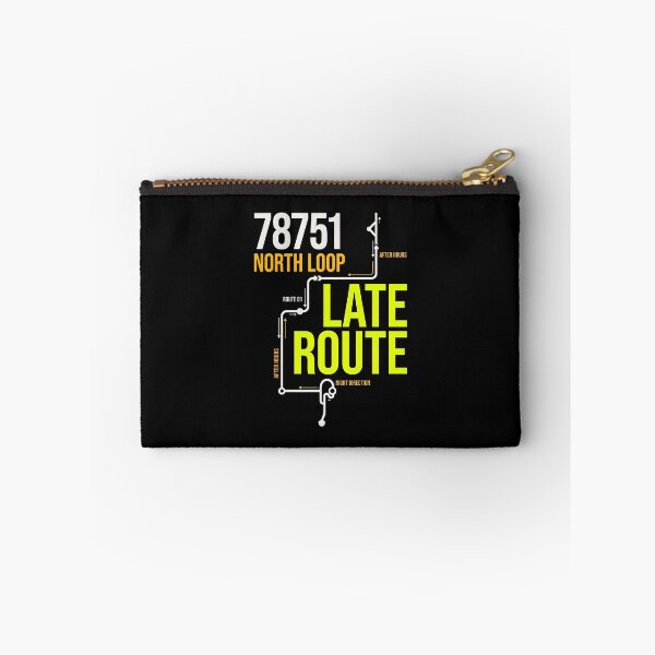 Item preview, North Loop 78751 Late Route Transit Map designed and sold by SplashTastic.