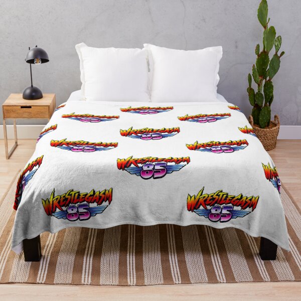 Item preview, Wrestlegasm 85 Retro Wrestling Logo designed and sold by oscojd-ftgieb.